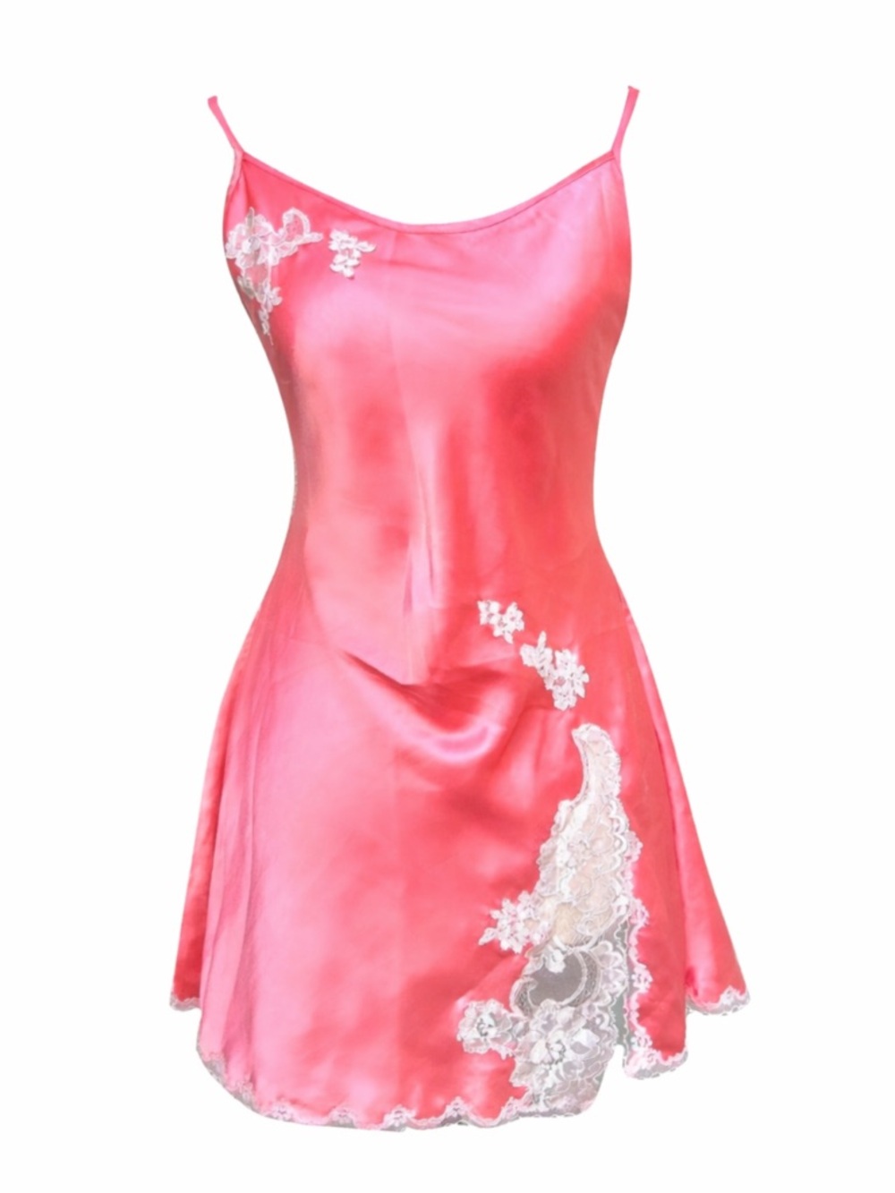 Victoria’s Secret Peach Silky Satin Slip Dress
